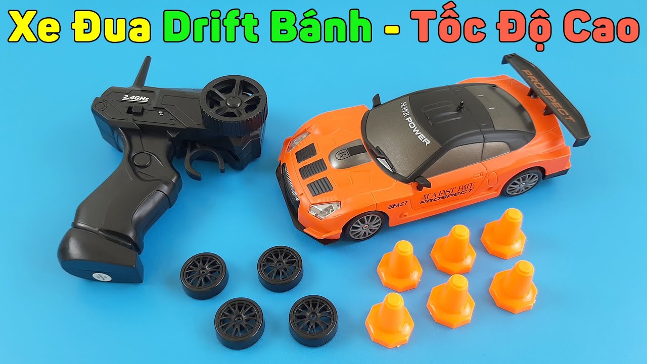 Xe Đua Drift Bánh Tốc Độ Cao Điều Khiển Từ Xa, Chạy Siêu Nhanh | Mở Hộp Hàng Mua Online Trên Lazada