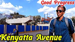 NAIROBI IS CHANGING.The KENYATTA AVENUE Viaduct is Taking Shape.Will it Reduce The Traffic?