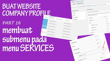 16. membuat submenu atau dropdown menu services di elementor - wordpress