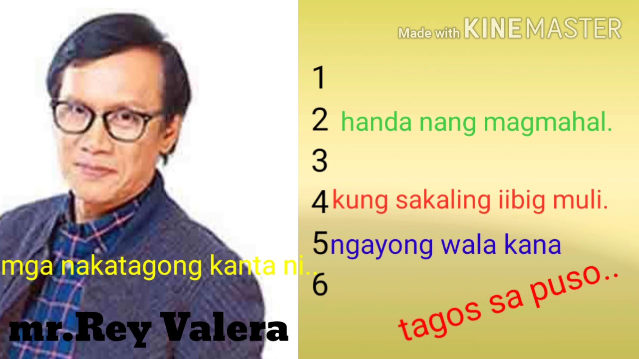 Mga nakatagong kanta ni mr.Rey Valera/rey valera songs....
