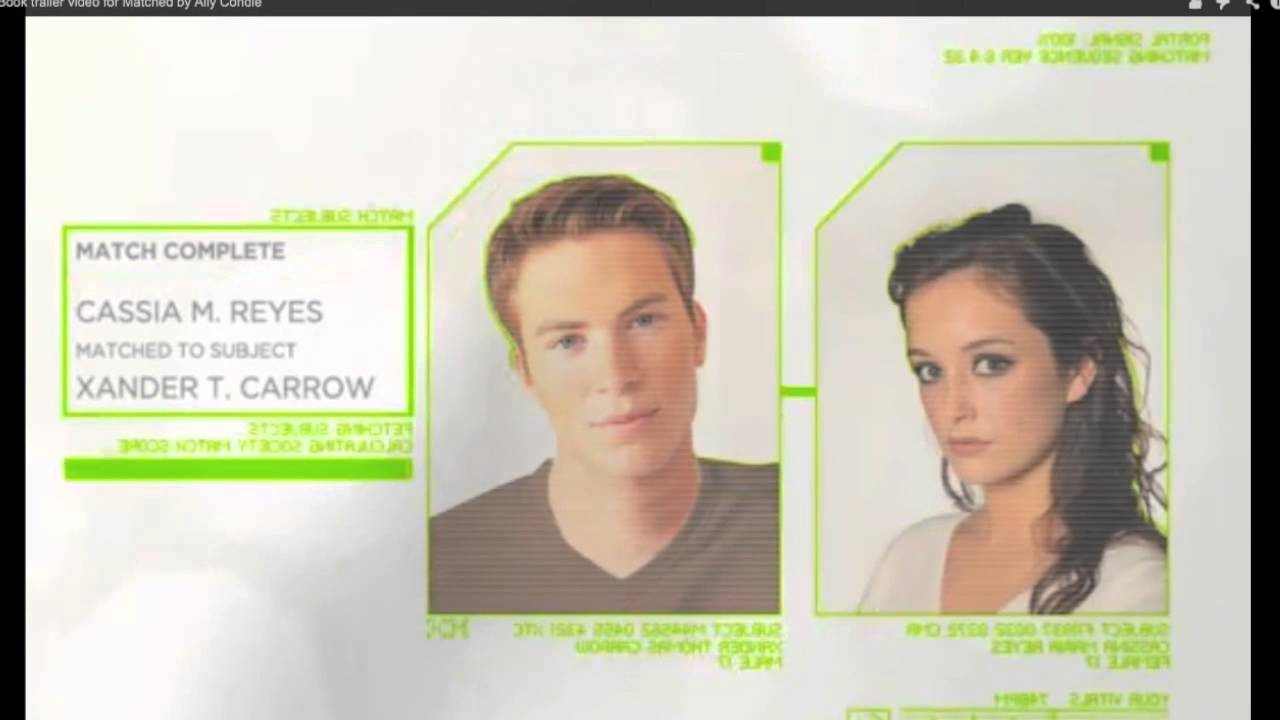 Matched Book Trailer YouTube