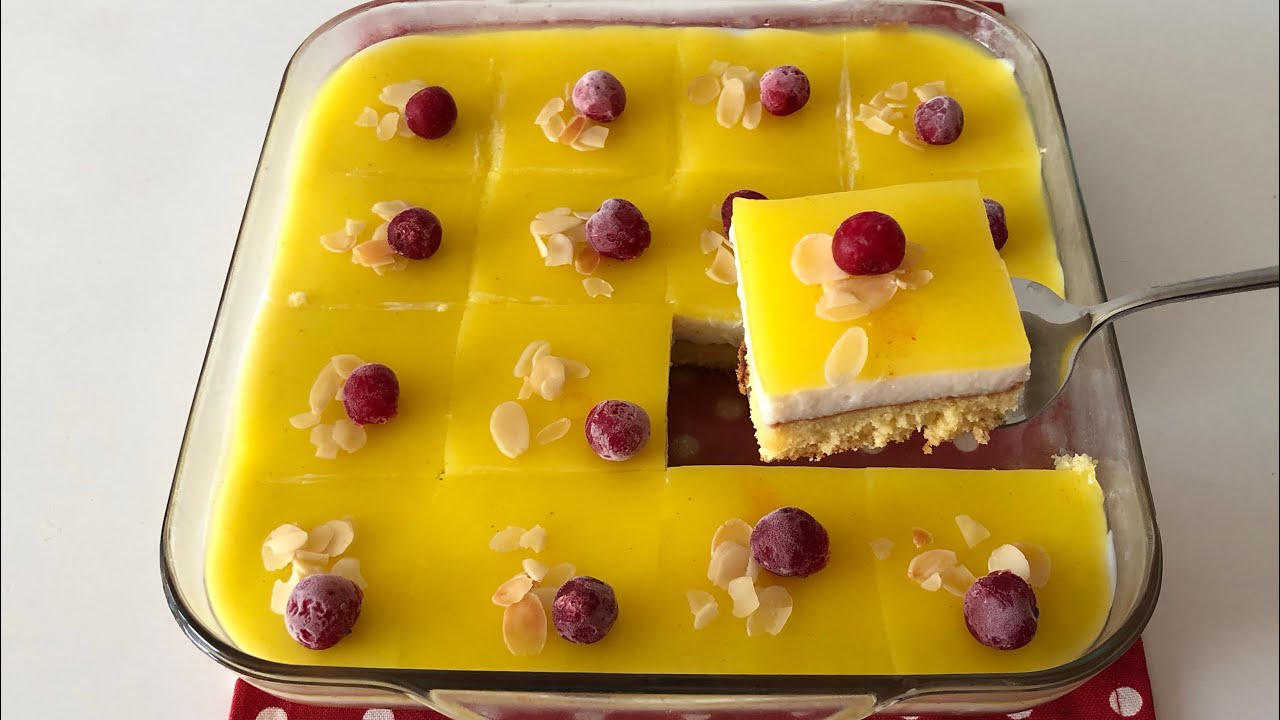 BU PASTA YAZA DAMGASINI VURACAK‼️YİYEN HERKESİN TARİF İSTEYECEĞİ LİMONLU PASTA TARİFİ✅