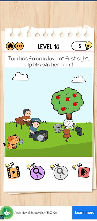 Brain test 2 (Tom's Adventure)  level 10