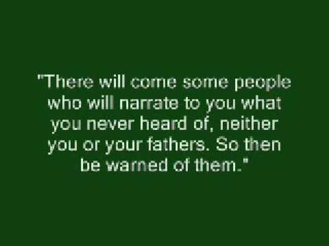 How can it be permissible to speak against the people of innovation when....?