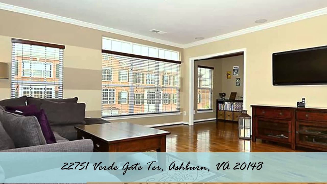 Brambleton Townhouse for Sale in Ashburn, VA 22751 Verde Gate Ter