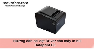 Hướng dẫn cài Driver cho máy in bill Dataprint E5
