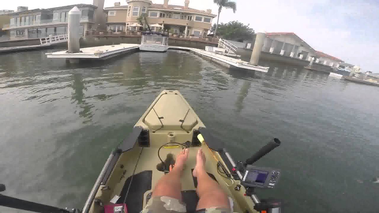 Kayak Fishing Huntington Harbor Ca. 2015 Compilation YouTube