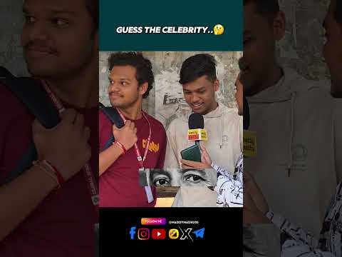 Guess the Celebrity..🤔 #maddymadhu #kannadavoxpop #kannadafunnyreels #kannadareels