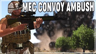 बड़े काफिले पर हमला और G3 मार्क्समैन | Arma 3 मिडिल ईस्टर्न कोएलिशन गेमप्ले screenshot 3