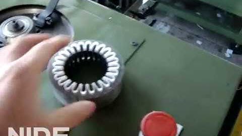 how to inserting the stator insulation paper