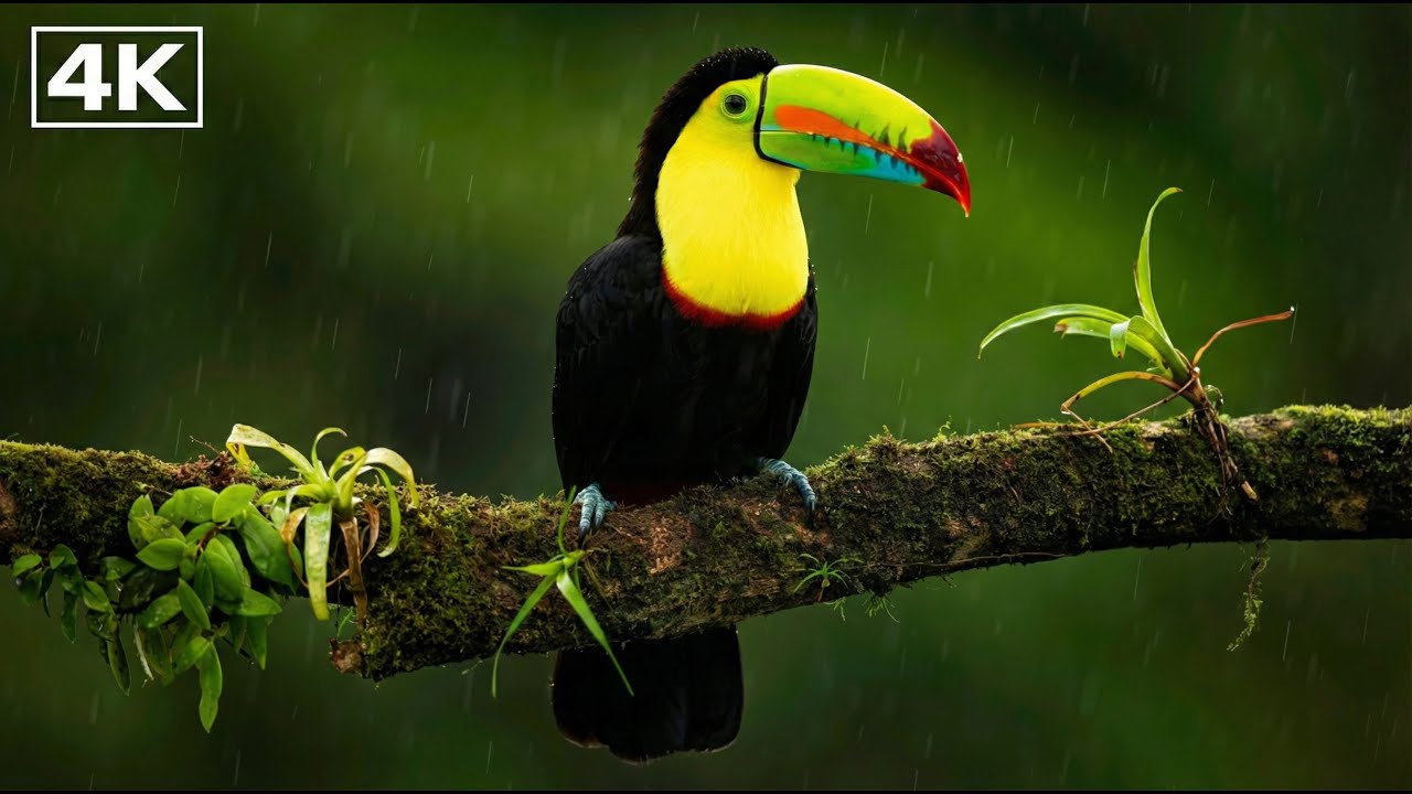 Unveiling the Magical Beauty of Colorful Exotic Birds | Stunning 4K Nature Sound