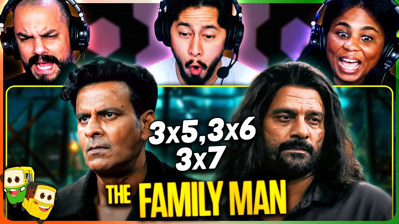 THE FAMILY MAN Season 3 Episodes 5, 6 & 7 Reaction | Manoj Bajpayee | Sharib Hashmi| Jaideep Ahlawat