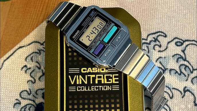 Unboxing The Casio Vintage A120WEGG-1B - YouTube