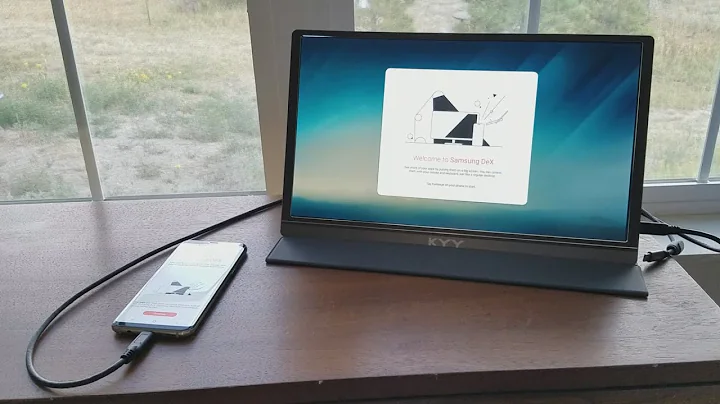 KYY Portable Monitor 15.6'' 1080P FHD USB-C HDMI Gaming Display for Laptop PC MAC Phone PS4 Xbox