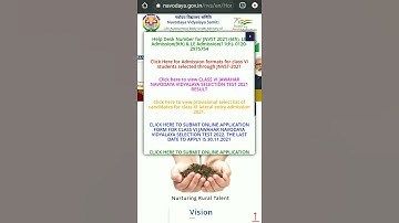 jnv class 6 result 2021 check in 30 seconds.