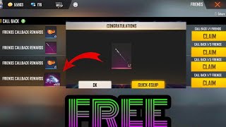 Free Fire New Call Back Event Fully Detaile || How To Complete New Call Back Event In Free Fire|| screenshot 4
