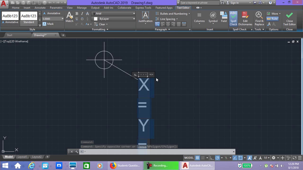 How to Show Coordinate in AutoCAD Urdu Tutorials | Xpacademy - YouTube