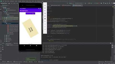 Android Studio. Rotate ImageView by Button