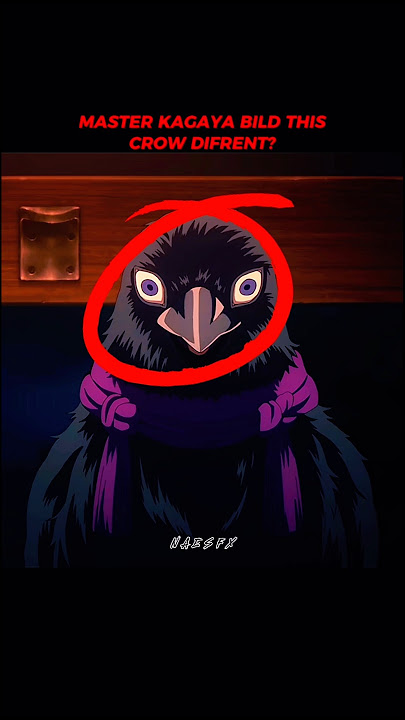 Kagaya's crow is wild card 💀| #demonslayer #anime #kimetsunoyaiba #tanjiro #nezuko