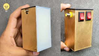 How To Make Power Bank With Emergency Light || 3 in 1 Emergency Light With Power Bank