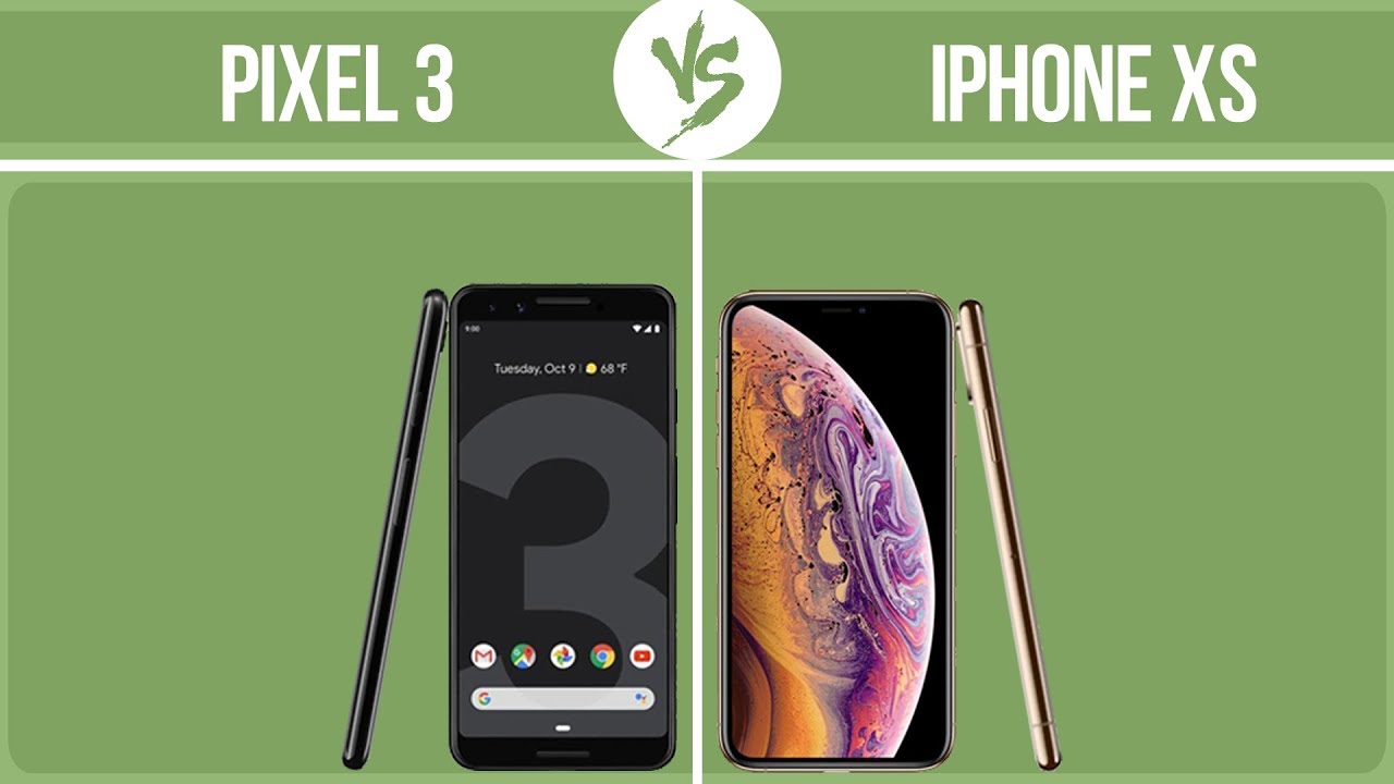 Google Pixel 3 vs Apple iPhone XS ✔️