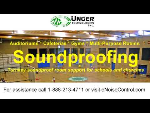 Soundproofing for Schools and Churches