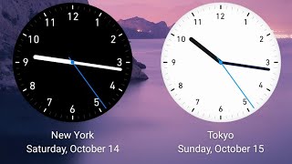 How to add two clocks on Home screen - GSM Spotify