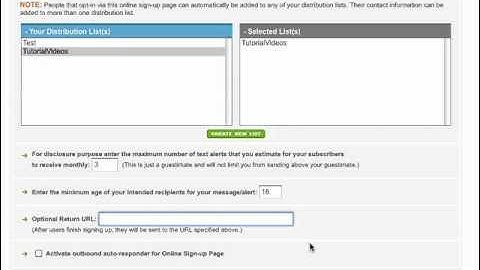 Multi-Channel Marketing Canada: Online Sign-Up Page Tutorial | Trumpia