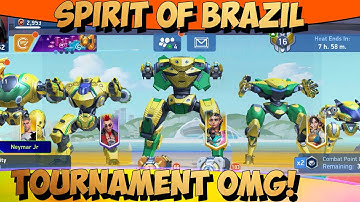 Mech Arena - Gameplay Walkthrough Part 249 - SPIRIT of BRAZIL TEAM in  tournament🔥(iOS,Android)
