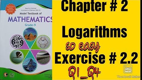 Model Textbook of Mathematics Grade 9  | Exercise 2.2 | Q1_Q4