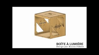 Boîte À Lumière - Découpe Laser