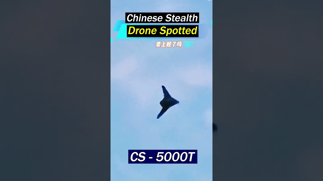 Chinese Stealth Drone Cloud Shadow CS-5000T Spotted : Technology Demonstrator or Combat Drone?