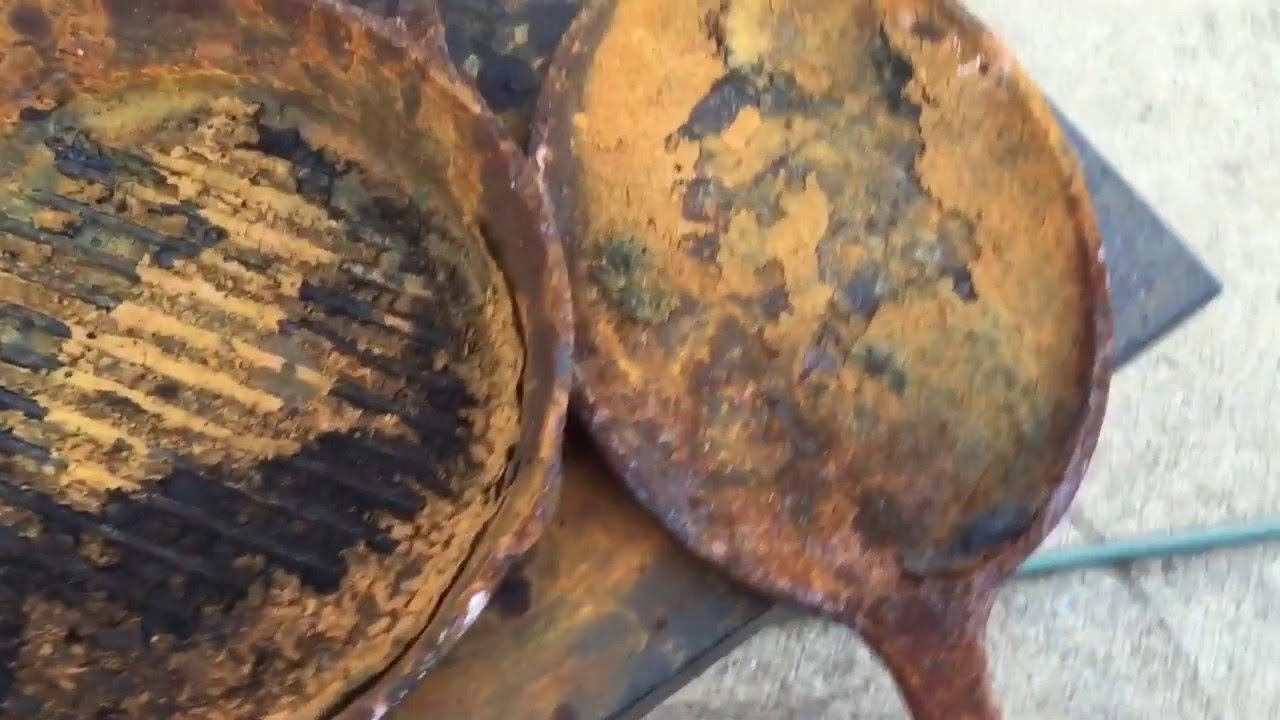 How to fix old rusted Cast iron YouTube
