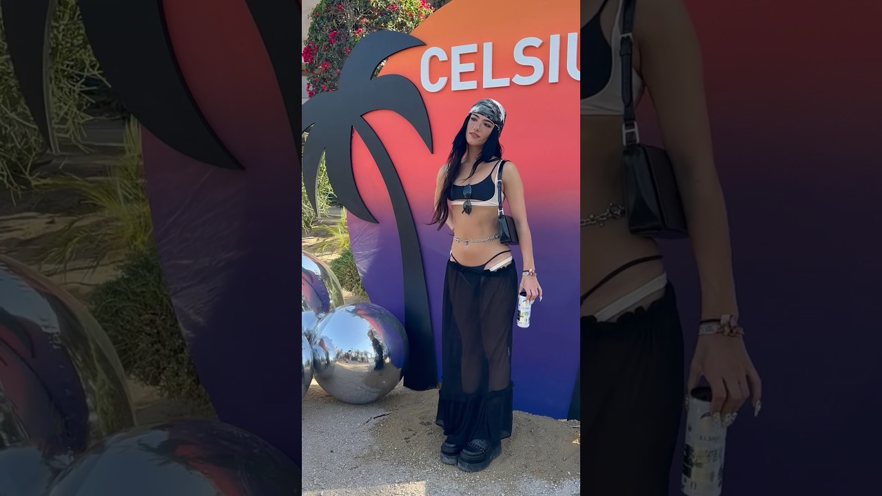Charli D'Amelio dazzles at CELSIUS Cosmic Desert event