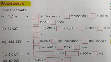 math class 4 chapter 1 worksheet 6 dav public school