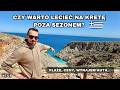 Czy warto lecieć na KRETĘ poza sezonem? Ceny, plaże, kawiarnie oraz wynajem auta na GRECKIEJ wyspie