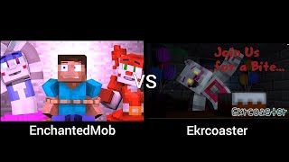 Fnaf Sister Location Song - Join Us For A Bite Part 2 (EnchantedMob vs Ekrcoaster)