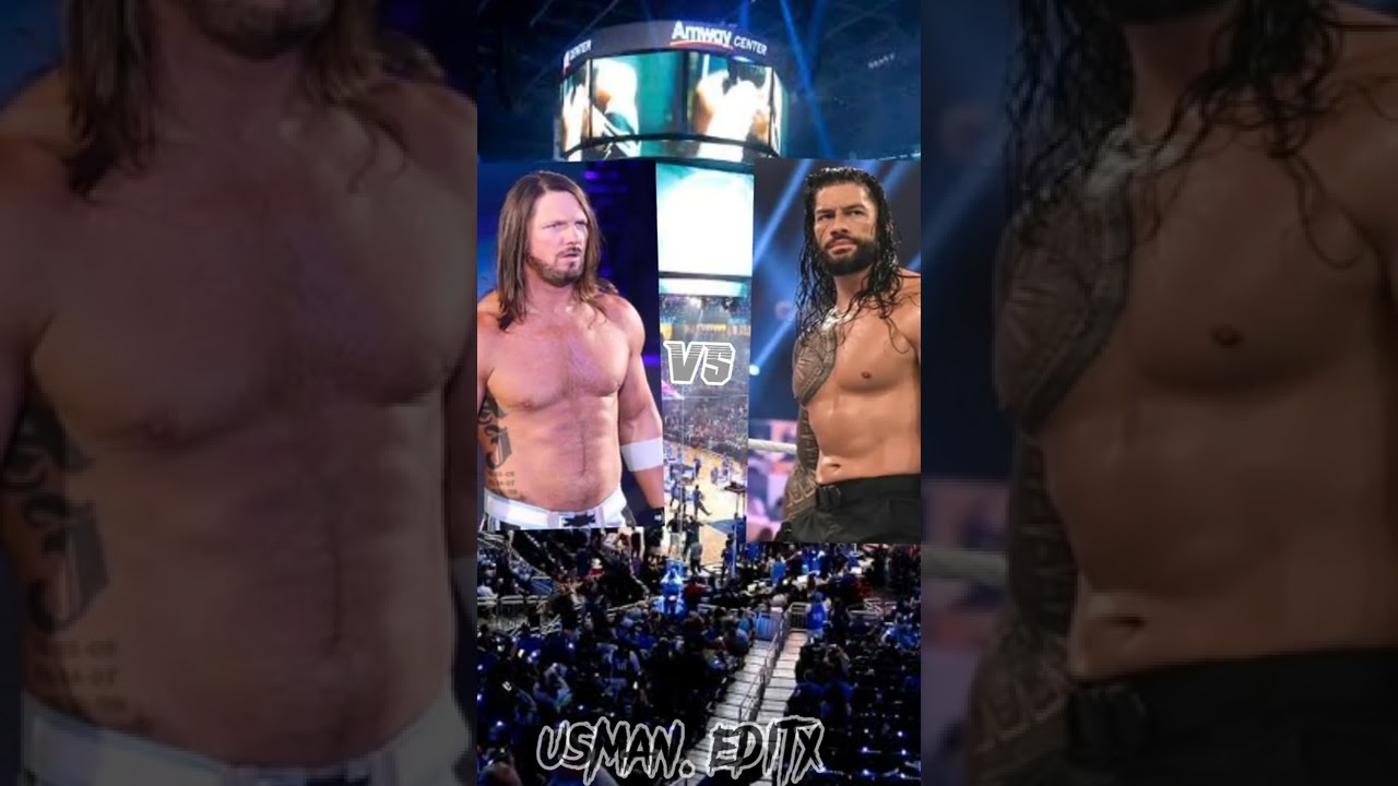 ROMAN REIGNS vs AJ STYLES | Who Is Better ? | Comparison | Usman EDITx