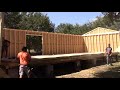 16x40 Shed Build from Start to Finish in One day 16x40 Shed Build from Start to Finish in One day