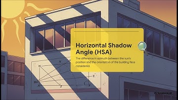 The solar angles and buildings 