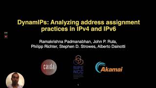 DynamIPs: analyzing address assignment practices in IPv4 and IPv6 (CoNEXT 2020)
