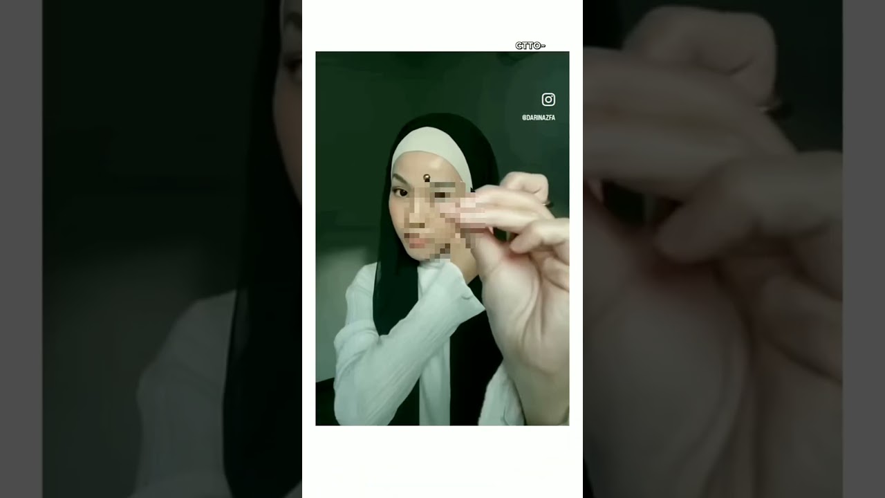 Hijab style for 15 seconds✨🌸