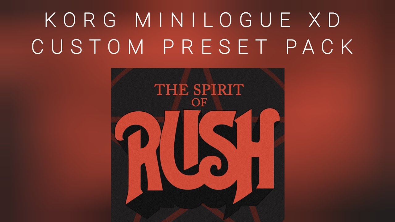How To Sound Like RUSH - Korg Minilogue XD Custom Preset Pack