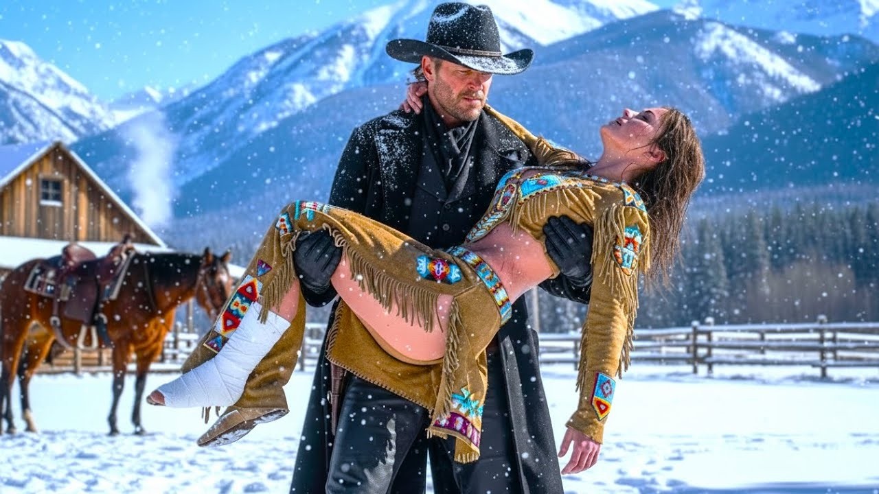 “My ankle is broken… You must carry me in your arms,” the Apache woman called out to the cowboy