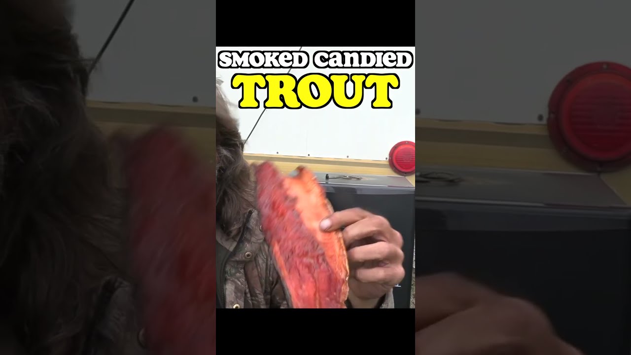 Smoked Candied Trout Jerky Part 1 YouTube