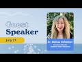 SUMMER GUEST SPEAKER SERIES: Tending well: Dr. Rev. Melissa Hofstetter