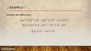 P 4 Polynomials