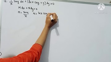 # Kannur University#complementary Course in Mathematics# section B#First order ODEs#