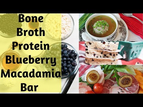 Bone Broth Protein Blueberry Macadamia Bar Recipe