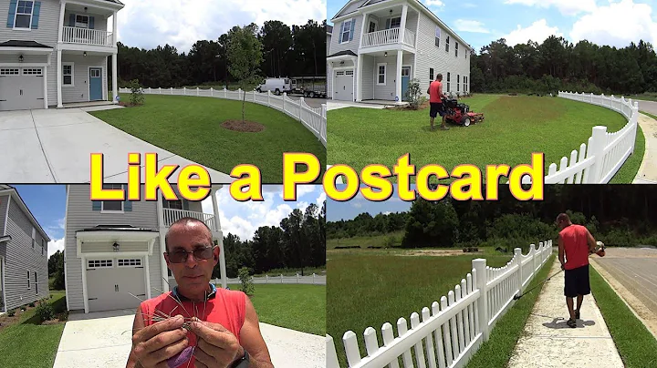 새로 심은 잔디를 깔끔하게 잘라보세요!